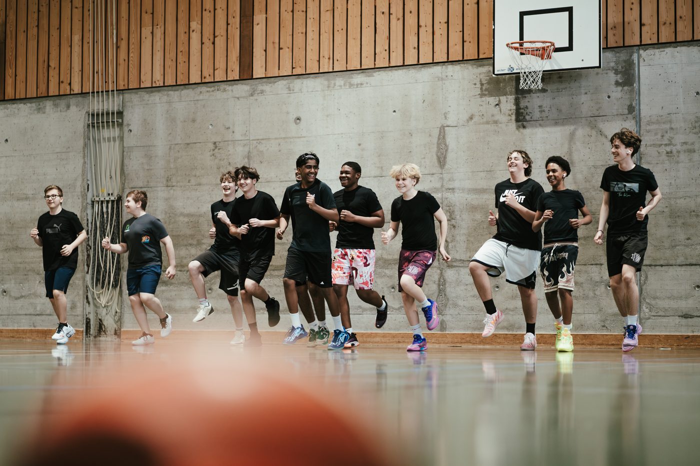 Basketballtraining mit der Burgdorf Knights Community