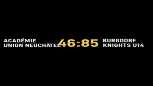 Académie Union Neuchâtel vs Burgdorf Knights U14 46:85 — Saisonfinale U14M 2025/26