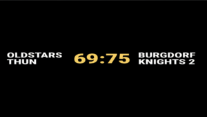 Oldstars Thun vs Burgdorf Knights 2 69:75 — Basketball Burgdorf