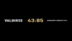 Valbirse vs Burgdorf Knights U14 43:85 — Basketball Burgdorf